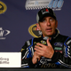 Greg Biffle during a NASCAR press conference in 2016.